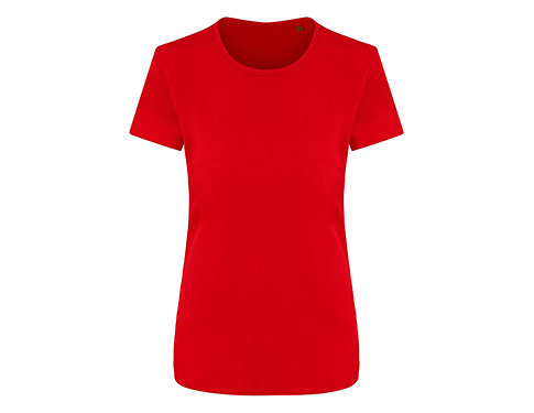 AWDis Ambaro Recycled Sports Women's T-Shirts - Fire Red