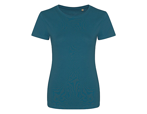 AWDis Womens Cascade Organic T-Shirts - Ink Blue