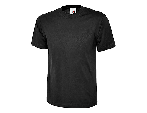 Uneek Classic T-Shirts - Black