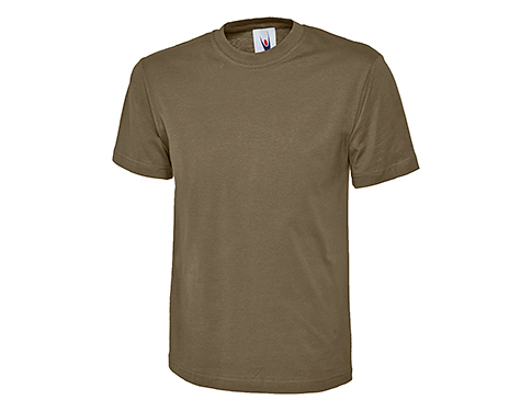 Uneek Classic T-Shirts - Military Green