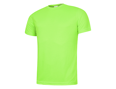 Uneek Ultra Cool T-Shirts - Electric Green