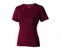 Liberty Short Sleeve Women's Soft Feel T-Shirts - Burgundy