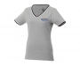 Ace Short Sleeve Women's Pique T-Shirts - Grey / Navy / White
