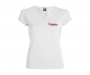 Roly Belice Womens V-Neck T-Shirts - White