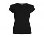 Roly Belice Womens V-Neck T-Shirts - Black