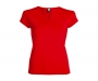 Roly Belice Womens V-Neck T-Shirts - Red