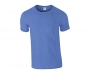 Gildan Softstyle Ringspun T-Shirts - Heather Royal Blue