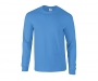 Gildan Ultra Long Sleeved T-Shirts - Carolina Blue