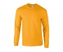 Gildan Ultra Long Sleeved T-Shirts - Gold