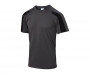 AWDis Contrast Performance T-Shirts - Charcoal / Black