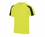 AWDis Contrast Performance T-Shirts - Electric Yellow / Black