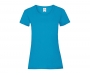 Fruit Of The Loom Value Weight Women's T-Shirts - Azure Blue
