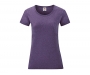 Fruit Of The Loom Value Weight Women's T-Shirts - Heather Purple
