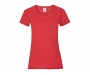 Fruit Of The Loom Value Weight Women's T-Shirts - Red