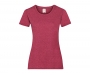 Fruit Of The Loom Value Weight Women's T-Shirts - Vintage Heather Red