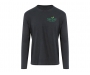 AWDis Buxton Long Sleeved Organic T-Shirts - Jet Black