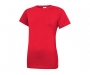 Uneek Classic Ladies Crew Neck T-Shirts - Red