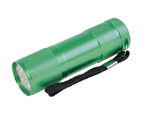 Flame Metal LED Flashlights - Green