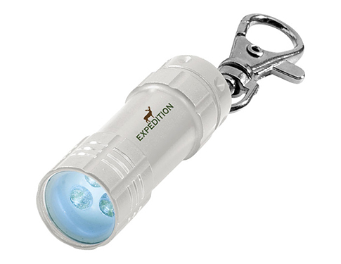 Zeus LED Keyring Torches - Silver