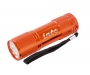 Flame Metal LED Boxed Flashlights - Orange