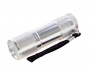 Flame Metal LED Boxed Flashlights - Silver