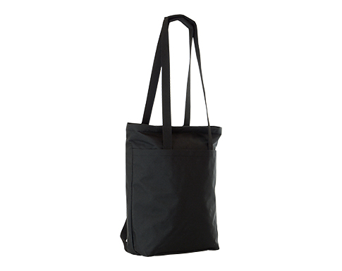 Cumbria 2-in-1 Sustainable Backpack Tote Shopper - Black