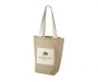 Delhi Natural Cotton Jute Tote Bags - Natural