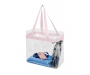 Malibu Clear PVC Tote Bags - Pink