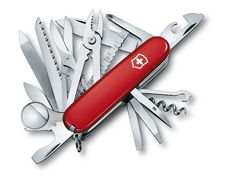 SwissChamp Swiss Army Pocket Knives - Red
