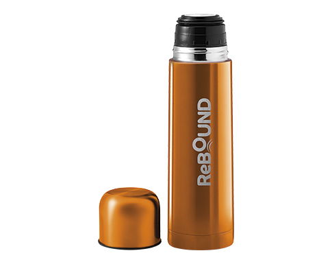 Texas 500ml Stainless Steel Insulating Vacuum Flasks Printed With Your Logo