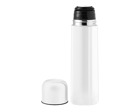 Krypton 500ml Stainless Steel Insulating Vacuum Flasks - White