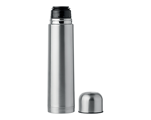 Aberdeen 900ml Insulated Double Wall Vacuum Flasks - Silver