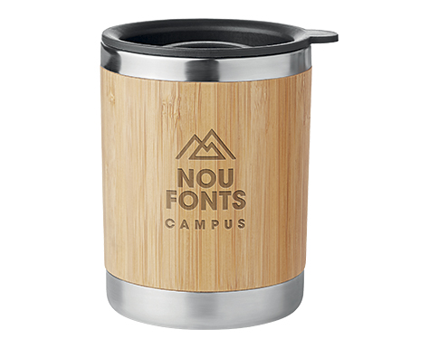 Tenby 250ml Bamboo Insulated Tumblers - Natural