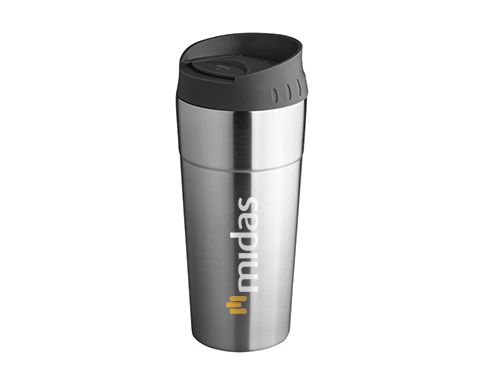 Zeus 500ml Stainless Steel Insulated Travel Tumblers - Silver