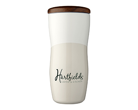 Worcester 370ml Double Walled Ceramic Coffee Tumbler