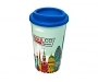 ColourBrite 350ml Americano Coffee Take Away Mugs - Mid Blue