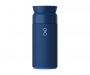 Ocean Bottle 350ml Recycled Vacuum Insulated Brew Flasks - Ocean Blue