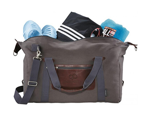 Milan Executive Duffel Travel Bags - Brown
