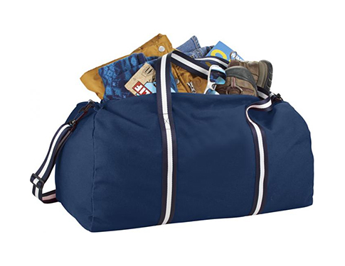 Iconic Weekend Cotton Travel Duffle Bags - Navy