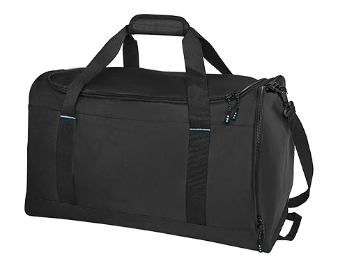 Orion GRS RPET Recycled Duffle Travel Bags - Black