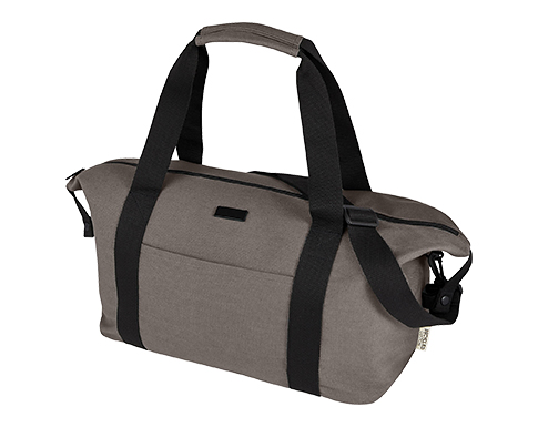 Sherpa Recycled Canvas Sports Duffle Bags - Grey