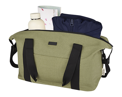 Sherpa Recycled Canvas Sports Duffle Bags - Olive