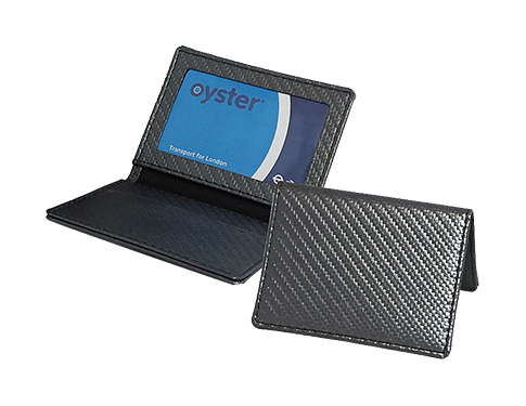 Carbon Fibre Oyster Travel Card Holder