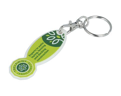 Any Shape Recycled 45mm Keyrings