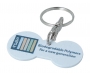  Multi Euro Bio Trolley Stick Keyrings - Cloud Blue