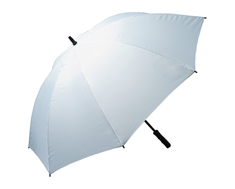 Birkdale Golf Fibreglass Storm Proof Umbrellas - White
