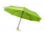 Bologna Foldable Auto Open Mini Recycled Umbrellas - Lime