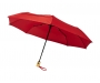 Bologna Foldable Auto Open Mini Recycled Umbrellas - Red