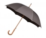 Headingly Executive Automatic WoodCrook Umbrellas - Grey