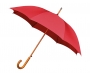 Headingly Executive Automatic WoodCrook Umbrellas - Red